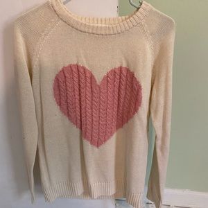Yo Mak Heart Sweater. New with tags!